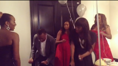 Billionaire Femi Otedola goes on dancing competition with family