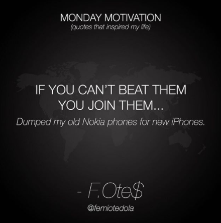 Femi Otedola Tells Nigerians Why He Replaced His Old Nokia Phones for Iphones