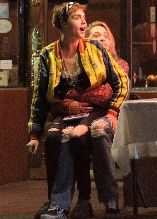 Paris Jackson and Cara Delevingne spotted kissing passionately in Los Angeles [Photos]