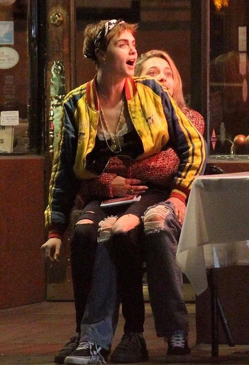 Paris Jackson and Cara Delevingne spotted kissing passionately in Los Angeles [Photos]