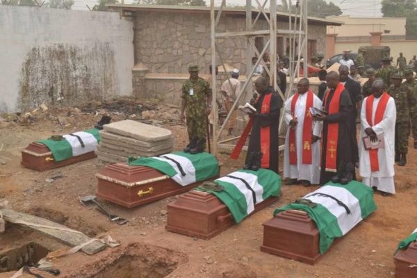 El-Rufai donates N5.5m as Nigerian Army buries 11 soldiers killed by bandits
