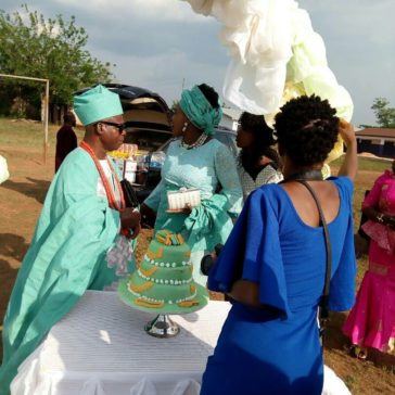 #BBNaija: Tboss’ Father, Engr Vincent Idowu Remarries in Edo State [Photos]