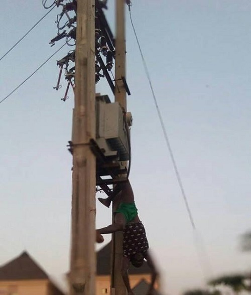 Vandal Electrocuted While Trying to Steal from Transformer in Kaduna [Photos]