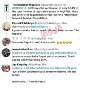 Pastor Adeboye Trolls Gov. Bello Of Kogi State, See Why