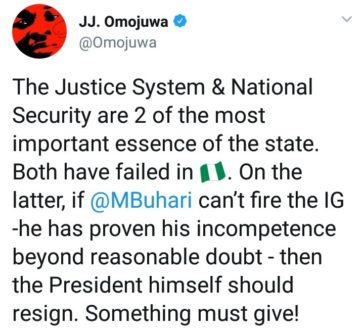 JJ Omojuwa and Chude Jideonwo Who Helped to Bring Buhari Into Power, Attacks Him