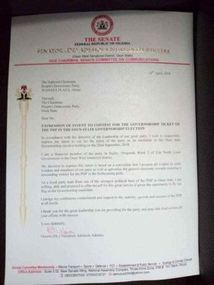 Davido’s Uncle, Senator Ademola Adeleke Joins Osun Governorship Race