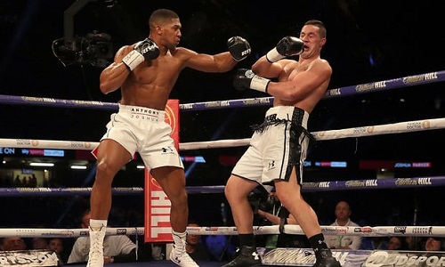 Anthony Joshua Reveals What He Said to Joseph Parker’s Mother After Beating Him in 12 Round Bout