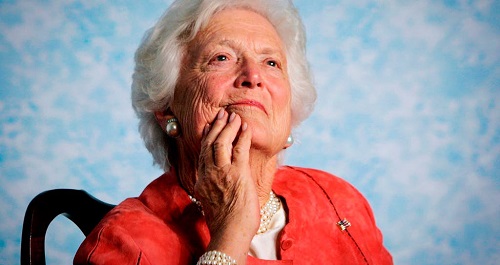 Ex-U.S. First Lady Barbara Bush Dies of Heart Failure at 92