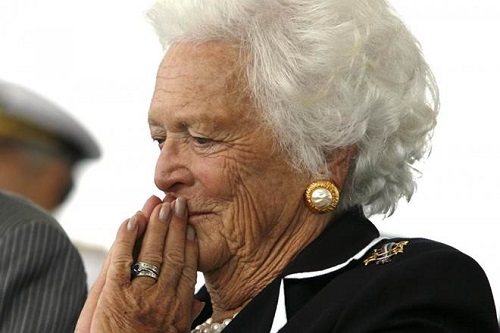Ex-U.S. First Lady Barbara Bush Dies of Heart Failure at 92