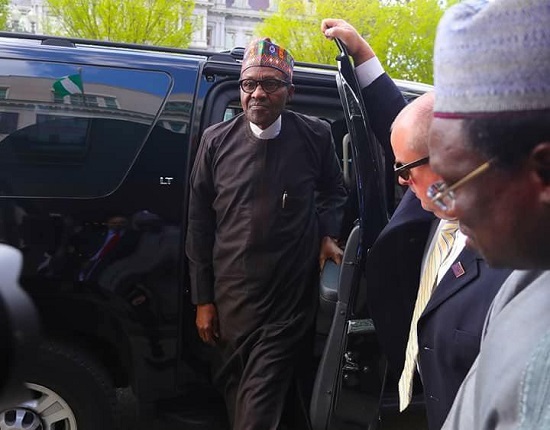 President Buhari Arrives US 