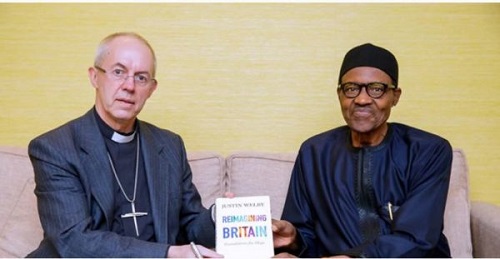 As Expected, Buhari Meets Archbishop of Canterbury in London [Photos]
