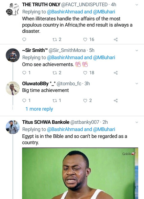 Nigerians Trolls Presidential Media Aide for Saying Buhari Will Be the First African President to Meet Donald Trump 