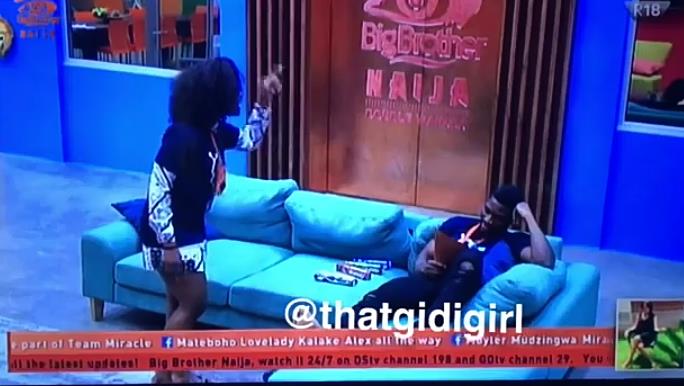 #BBNaija: ‘You’re A Worthless Piece Of Sh*T’ – Cee-C rains Insult on Tobi [Videos]