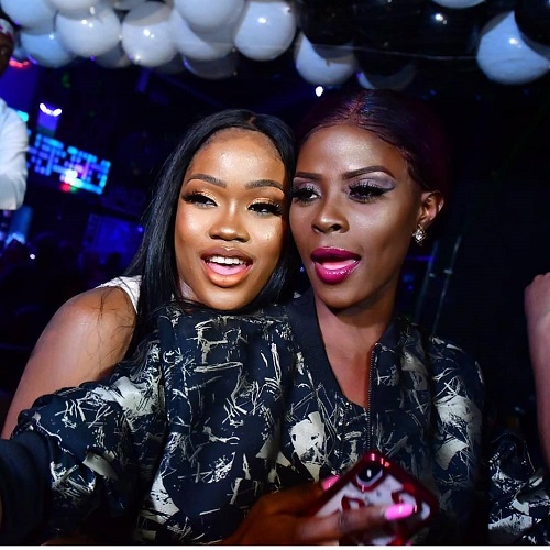 #BBNaija Cee-C and Nina, shades of beauty at homecoming party [photos]