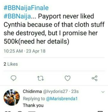 Happy Cee-C’s Fans Rewards Her with N2million Cheque [Photos]