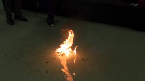 Endless Tears In Church As Pastor Turns Water To Petrol During Service [Photos]