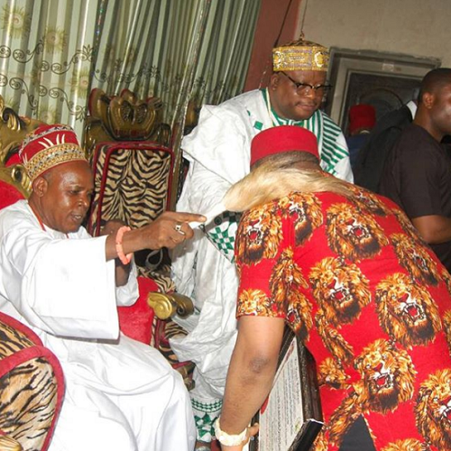 Tonto Dikeh’s Estrange Husband, Olakunle Churchill Bags Chieftaincy Title in Enugu [Photos]
