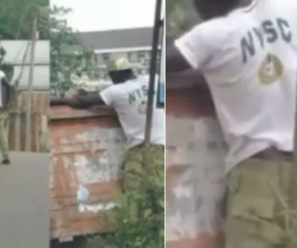 Corps Member In Enugu State Allegedly Runs Mad [Video]