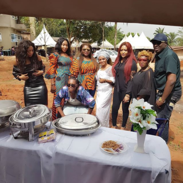 Nollywood Actress, Cossy Orjiakor Buries Dad [Photos]