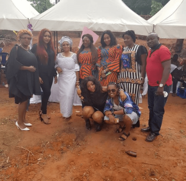 Nollywood Actress, Cossy Orjiakor Buries Dad [Photos]