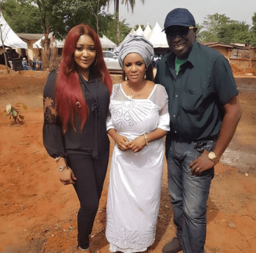 Nollywood Actress, Cossy Orjiakor Buries Dad [Photos]