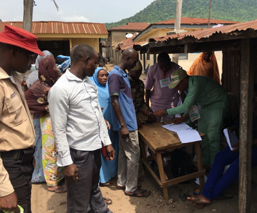 More Photos from INEC's verification exercise for Senator Dino Melaye’s recall [photos]