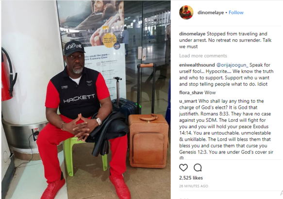 BREAKING!!!Police Arrest Senator Dino Melaye on His Way to Morocco