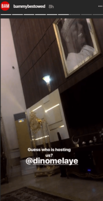 #Bbnaija: Dino Melaye Hosts Bambam, Teddy A in Abuja [Photos]