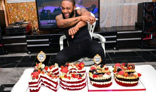 Limpopo Crooner, Kcee, Shows of His Lovely 38th Birthday Cake [Photos]