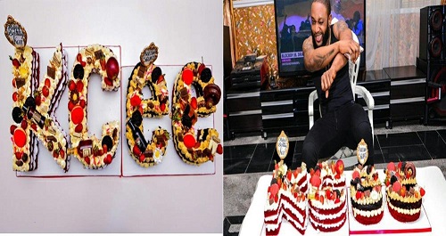 Limpopo Crooner, Kcee, Shows of His Lovely 38th Birthday Cake [Photos]