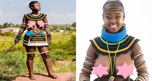 Things We See On Social Media: Lady Goes Topless To Embrace Her Culture With Pride [Photos]