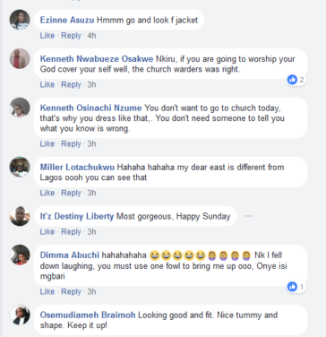 Lady Sent Away from Church In Onitsha For Wearing This Dress