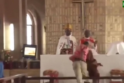 Police Arrests Man After His Failed Attempt to Stab A Bishop During Easter Celebration Service
