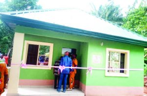 Wife of Anambra State Governor, Mrs Obiano, Gifts Widow A New House