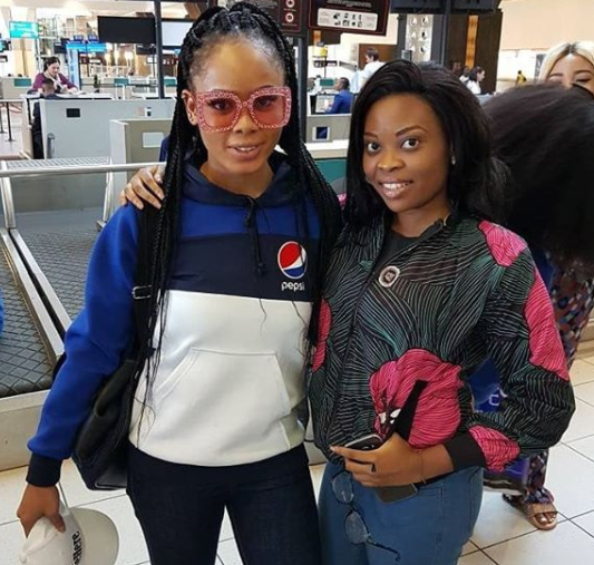 More Photos Of #BBNaija Finalists On Their Way To Nigeria From South Africa