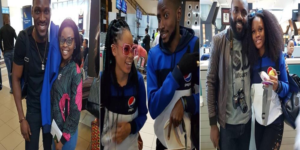 More Photos Of #BBNaija Finalists On Their Way To Nigeria From South Africa