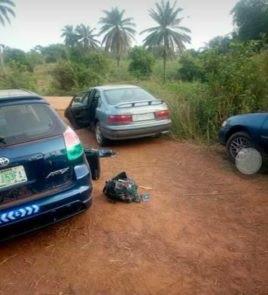 Vehicles Used By The Armed Robbers During Offa Bank Robbery Recovered [Photos]