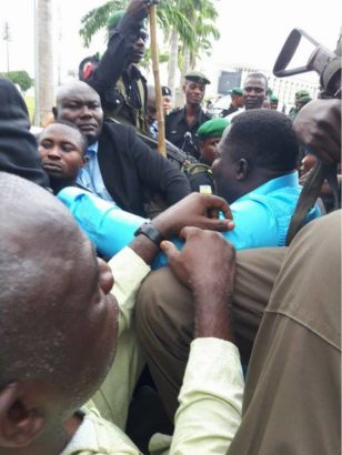 Thugs Working for Senator Ovie Omo-Agege Arrested Over Senate Mace Theft Thugs Working for Senator Ovie Omo-Agege Arrested Over Senate Mace Theft