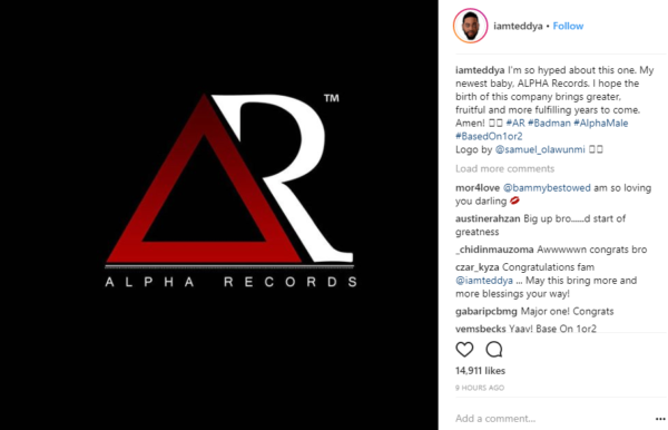 #BBNaija: Less Than A 30days After His Eviction, Teddy A Floats New Record Label