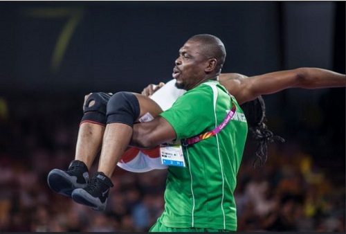 Nigerian Female Wrestler Shocks the Entire Nation After Winning Gold at Comonwealth Games [Photos]
