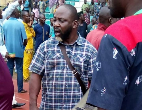 Meet Oosha, the ‘Untouchable’ APC Youth Leader who single handedly Disrupted Ekiti Guber Primary Election [Photos/Video]