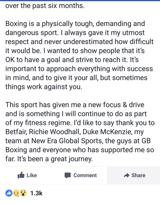 Ex- Manchester United Star, Rio Ferdinand Hangs Boxing Gloves After He Was Refused Professional Licence