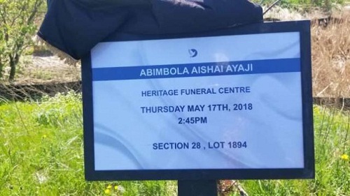 Nollywood Actress, Aishat Abimbola Buried In Canada amidst Serious Tears [photos]