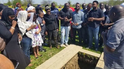 Nollywood Actress, Aishat Abimbola Buried In Canada amidst Serious Tears [photos]