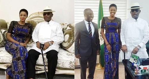 #BBNaija: Photos of Ahneeka as She Meets Bayelsa State Deputy Governor, John Jonah