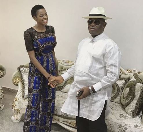 #BBNaija: Photos of Ahneeka as She Meets Bayelsa State Deputy Governor, John Jonah