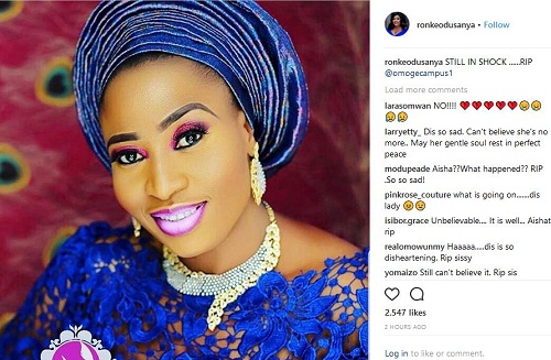 Popular Nollywood Actress, Aisha Abimbola ‘Omoge Campus’ Is Dead 