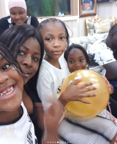 #BBNaija: Alex and Tobi Meet Kogi State First Lady, Rashida Yahaya Bello [Photos]