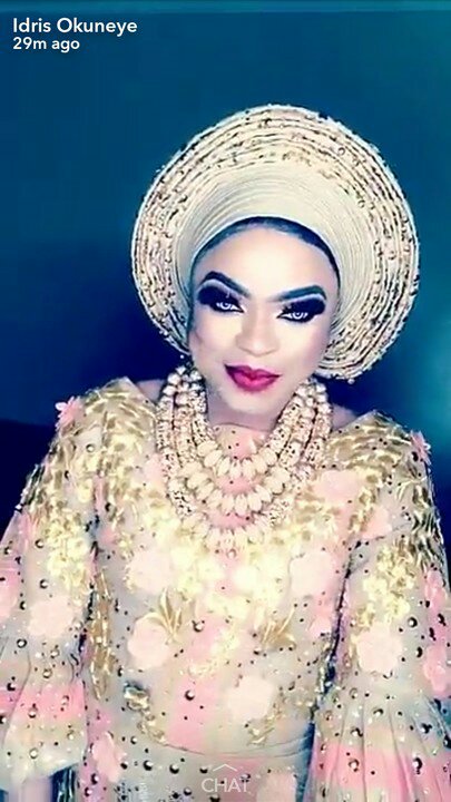 Photos from Bobrisky’s Marriage Introduction to His Mystery Bae
