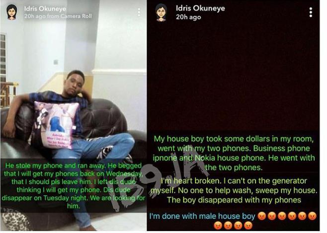 Bobrisky Weeps Tirelessly After His New House Boy Stole His Phones, Money & Disappeared From His House